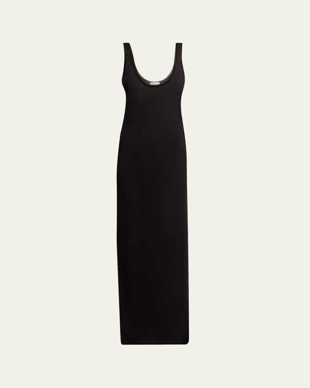 Maxi Scoop-Neck Tank Dress